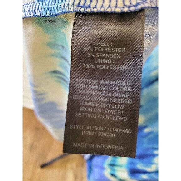 Donna Rico Multicolor Geometric Maxi Dress Size 6 - Picture 9 of 10